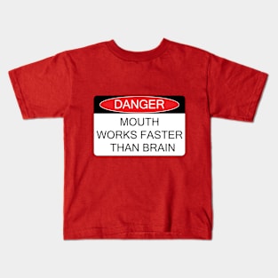 Danger Mouth works faster Kids T-Shirt